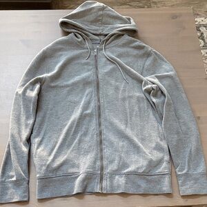 GAP Men's Zip-Up Gray Sweater Size Large